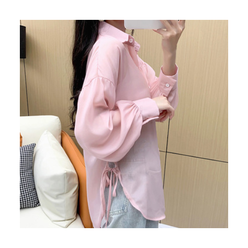 薄款防晒衬衫上衣外套女春夏季2021新款百搭宽松紫色衣服防紫外线图2