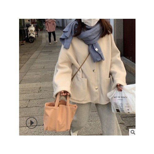 2021新款包包迷你帆布包女学生韩版马卡龙色系小手提包女学生手拎图3