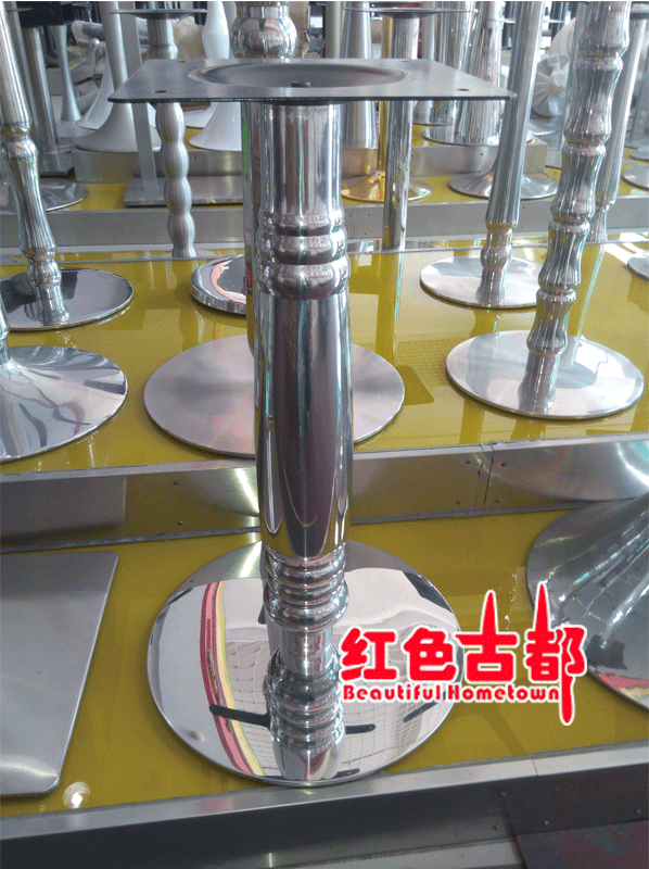 不锈钢餐台脚48