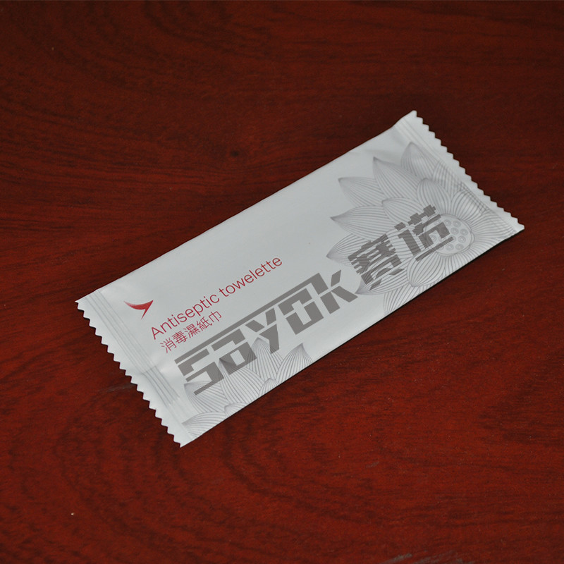 赛诺羽绒服擦拭巾包装机械高速湿纸巾枕式包装机