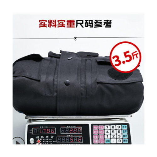 冬季加厚保安大衣特训棉服保安服棉衣安保物业防寒大衣厂家批发图2