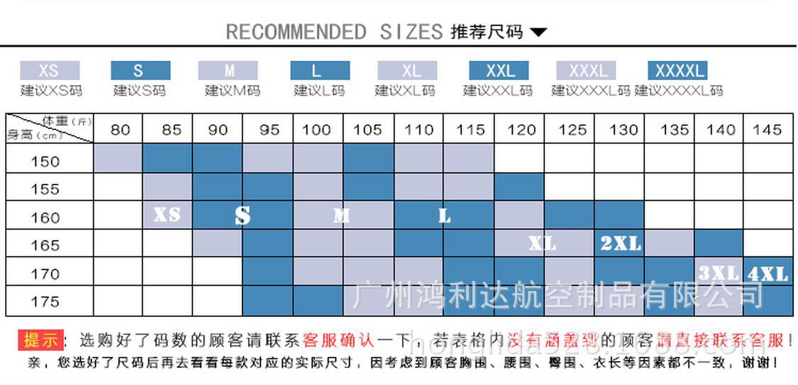 推荐尺寸
