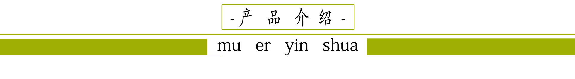 产品介绍条子