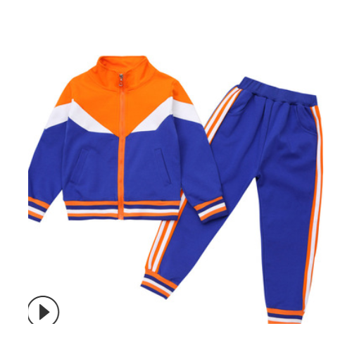 幼儿园园服春秋季新款校服儿童学生运动套装班服运动棒球服外套图2