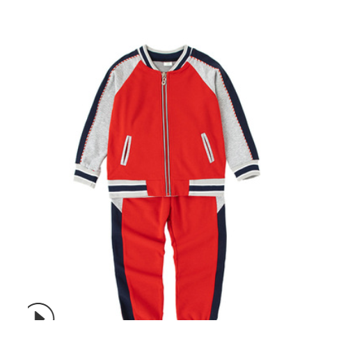 儿童校服套装秋季小学生班服幼儿园园服春秋装三件套英伦风棒球服图3