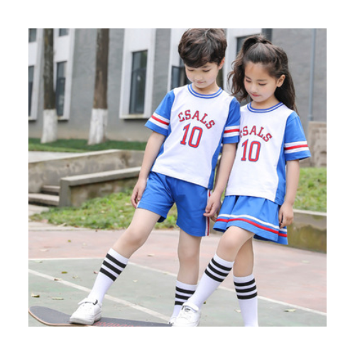 幼儿园园服新款2019夏装运动球服套装校服短袖六一儿童毕业班班服图3