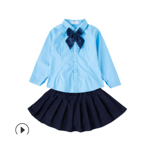 儿童校服英伦风小学生班服春秋新款纯棉衬衫套装学院派幼儿园园服图3
