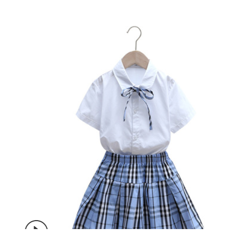 幼儿园园服夏装新款小学生校服夏季短袖班服儿童套装毕业服英伦风图2