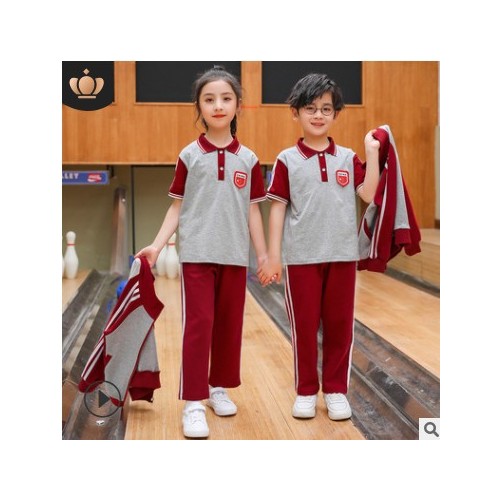 春秋季幼儿园园服夏款小学生校服套装运动装男女童班服儿童四件套图3