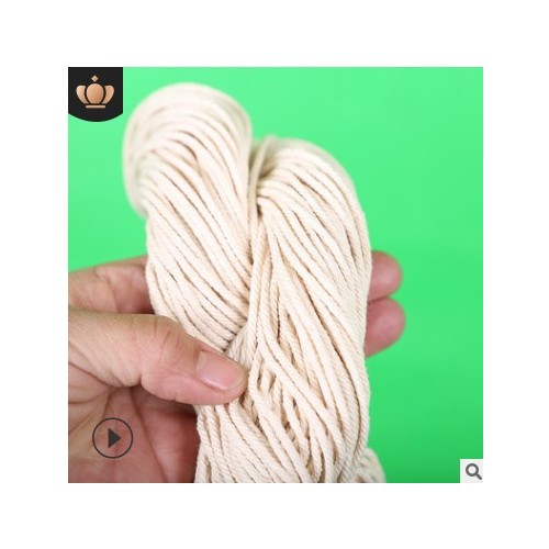 diy手工挂毯棉绳 编织挂毯棉线绳 编织棉绳 棉绳 捆扎绳吊牌图2