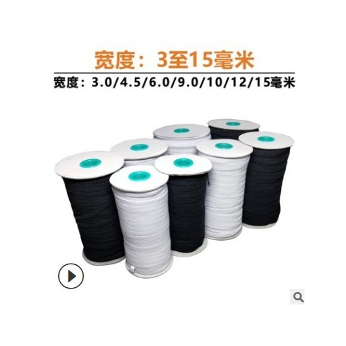厂家销售袖套松紧带走马带跑马带窄边涤纶橡筋袖口织带弹力绳现货图2
