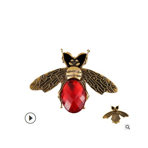 新款创意动物diy饰品配件宝石蜜蜂手机壳材料镶钻蝴蝶耳环辅料