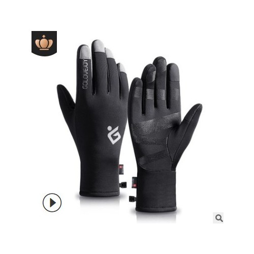 新款冬季手套男士骑行保暖加绒触屏防寒防滑加弹运动户外手套DB53