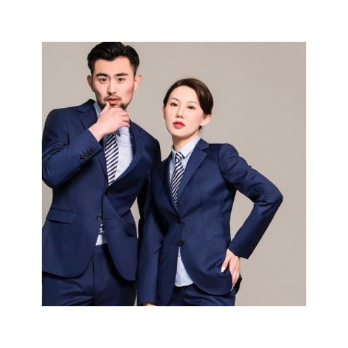 2021春季男女长短袖衬衫工作服职业装白领通勤商务衬衣批发定制图1