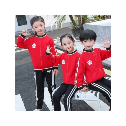 儿童棒球服套装2021秋季新款小学生校服幼儿园园服运动风酷啦美拉图3