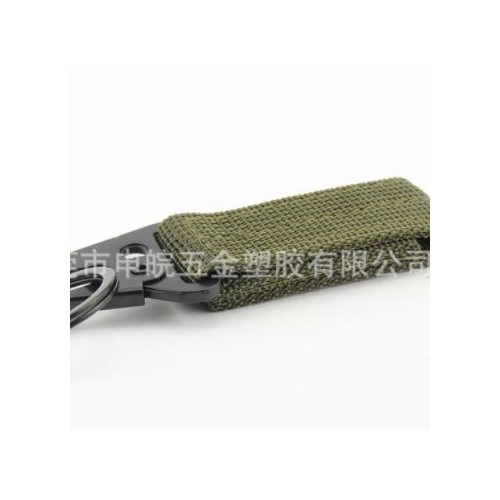 厂家直销彩色五金箱包户外用品多功能登山扣 织带钩 锌合金鹰嘴扣图2