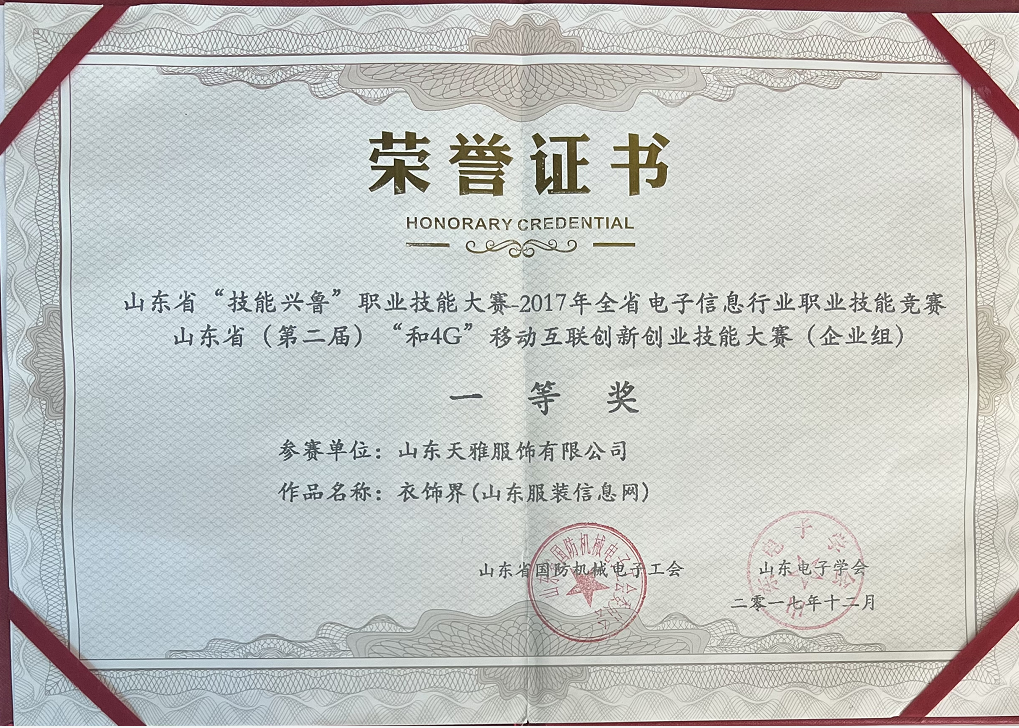山东省“技能兴鲁”职业技能大赛-2017年全省电子信息行业职业技能竞赛
