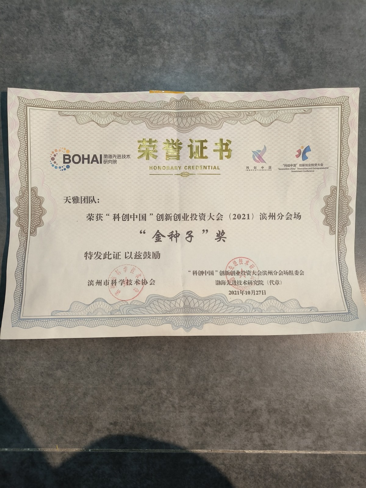 金种子奖