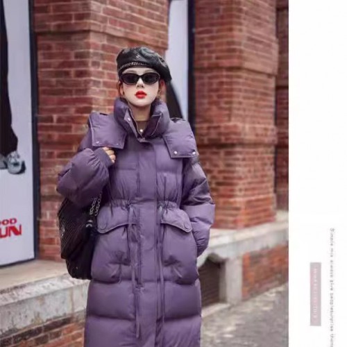 2024新款羽绒服女高端时尚中长款加厚收腰显瘦保暖百搭冬季外套图3