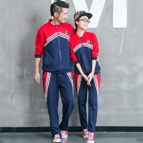 粉绣春秋款儿童幼儿园园服校服中小学生运动服班服亲子装休闲套装图2
