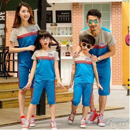 粉绣春秋款儿童幼儿园园服校服中小学生运动服班服亲子装休闲套装图2