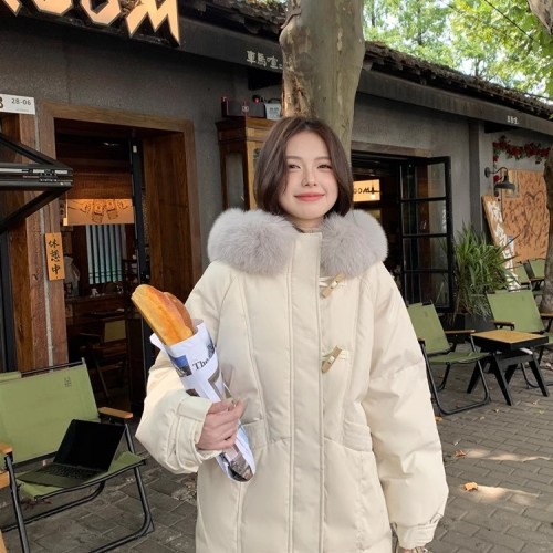 MM明摩女装羽绒服女中长款2024年新款过膝加厚韩版设计感冬季爆款图3