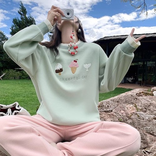 羊毛加绒糯米裤女2024新款窄版阔腿裤垂感秋冬加厚高腰窄版直筒裤图2
