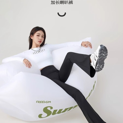 微喇鲨鱼裤女新款秋冬加绒外穿打底裤高腰显瘦修身收腹瑜伽芭比裤图3