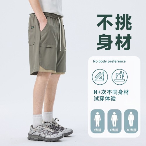美式印花纯棉T恤男2025春夏320g重磅字母短袖冰感休闲宽松打底衫图3