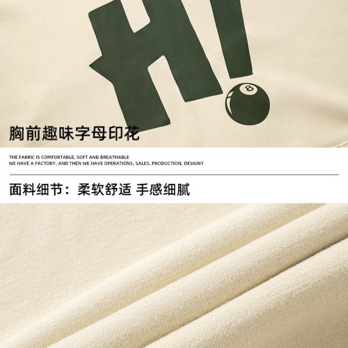 美式复古字母印花连帽卫衣春季新款潮牌宽松情侣休闲帽衫外套女q图2