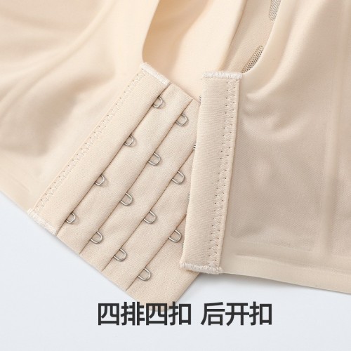 薄款无痕内衣女小胸聚拢显大无钢圈提拉上托舒适透气收副乳文胸罩图3