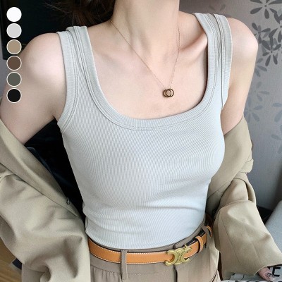 H345新款宽肩吊带背心女内搭夏季修身百搭遮副乳外穿打底衫上衣女